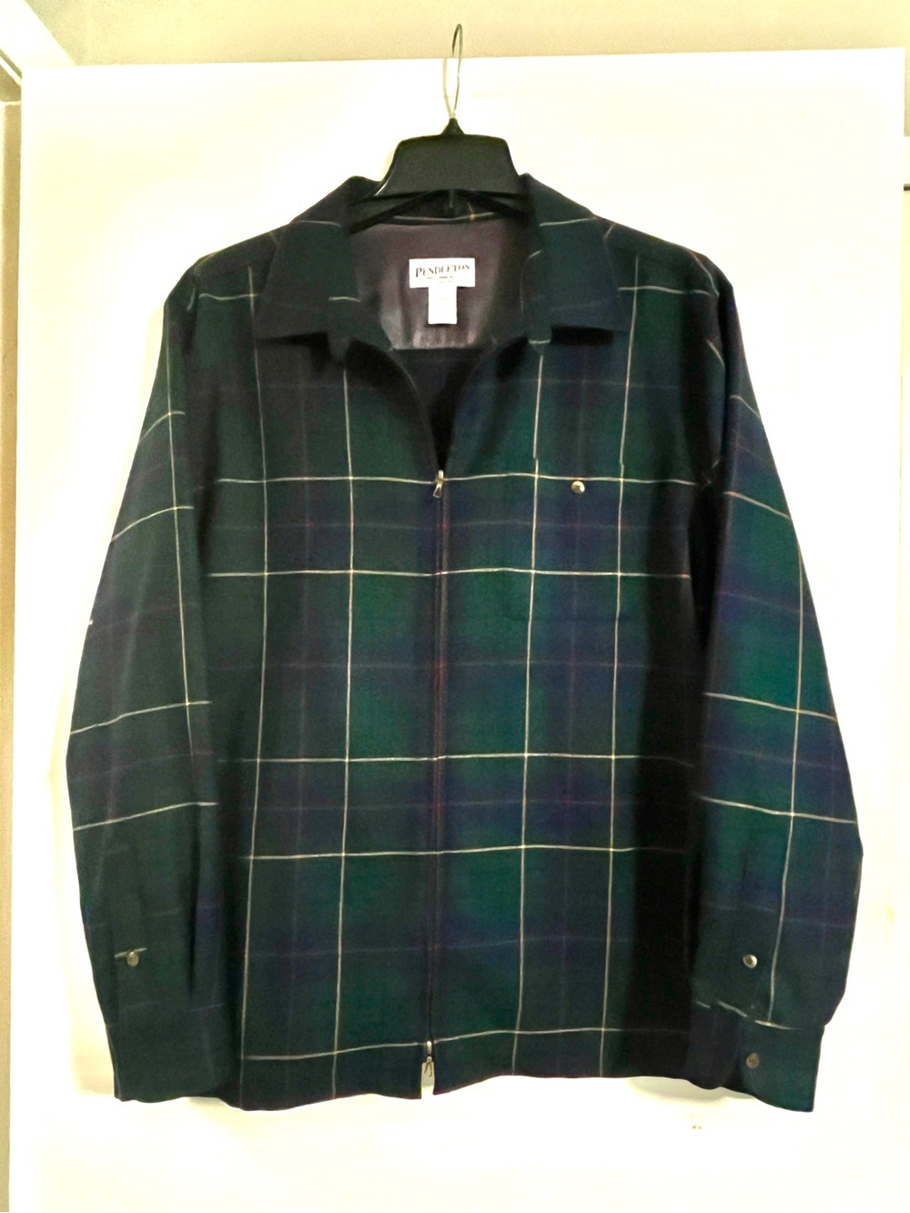 Pendleton Plaid Zip Jacket or Over shirt